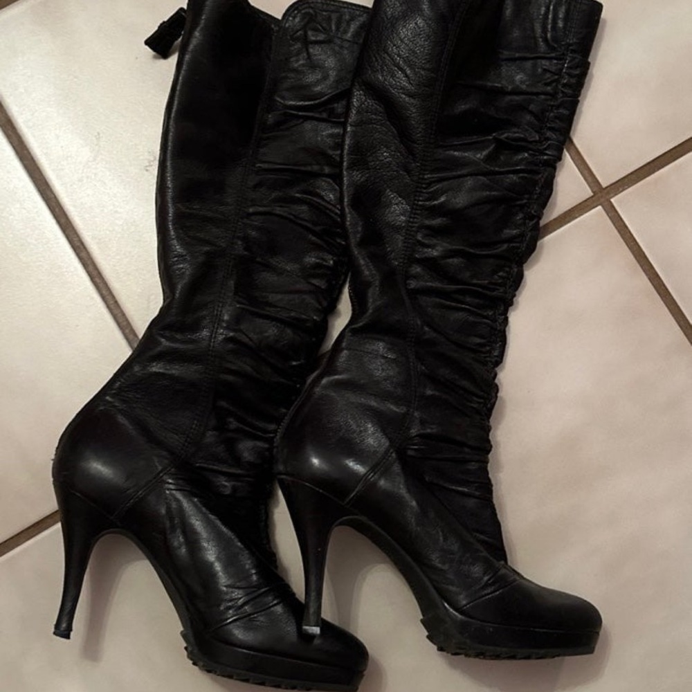Juicy Couture Black Heeled Boots